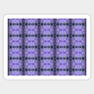 fish in purple and lavendar water with seagrass pattern Sticker